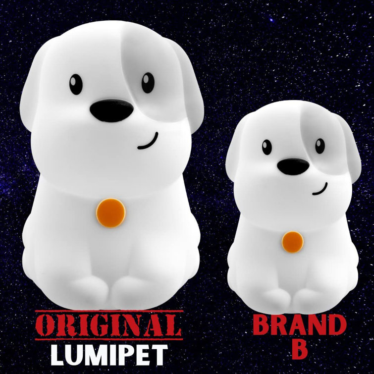 Lumipets Puppy Dog Kids Night Light Silicone Nursery Light For